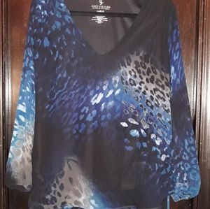 JUICY COUTURE hi lo blouse